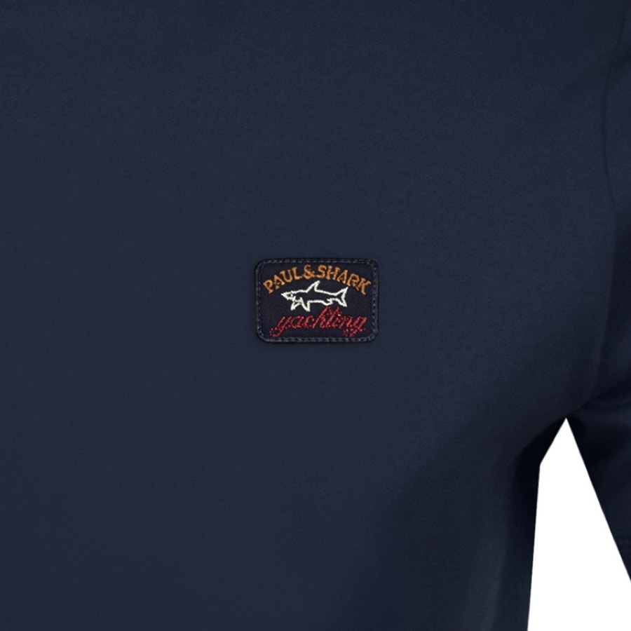 Alternative Image for ProductPaul And Shark Short Sleeved Logo T Shirt Navy3